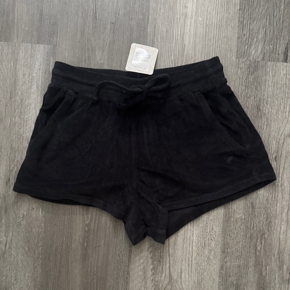 Fabletics Island Terry Shorts for Women Black Size XS BNWT